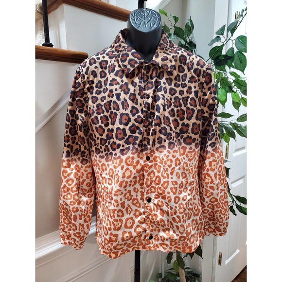 Devil's Advocate Men Polyester Collared Long Sleeve Buttons Down Casual Shirt L - Picture 10 of 10